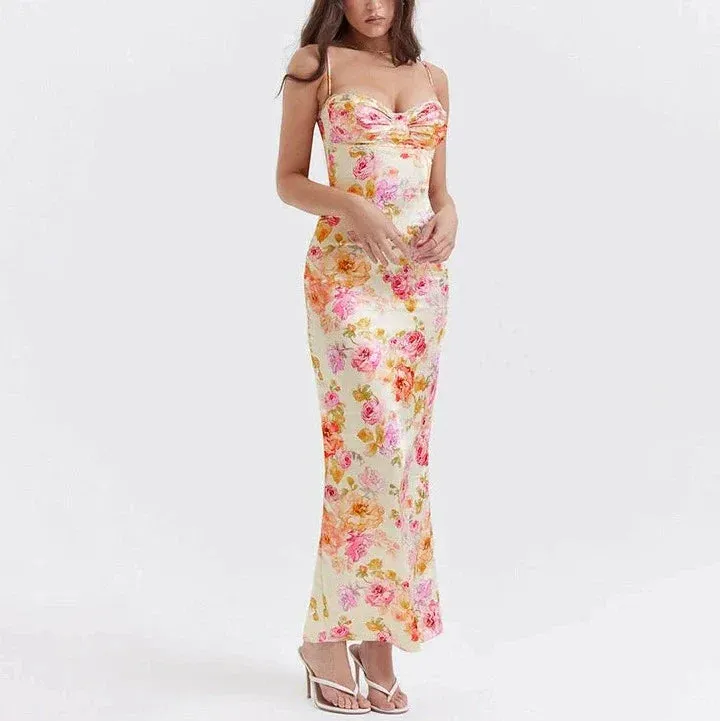 Aliviana Floral Maxi Dress