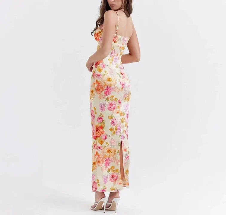 Aliviana Floral Maxi Dress