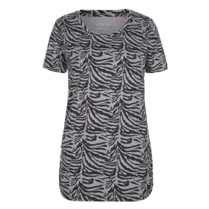 Asquith Bend It Short Sleeve Longline Cotton Tops