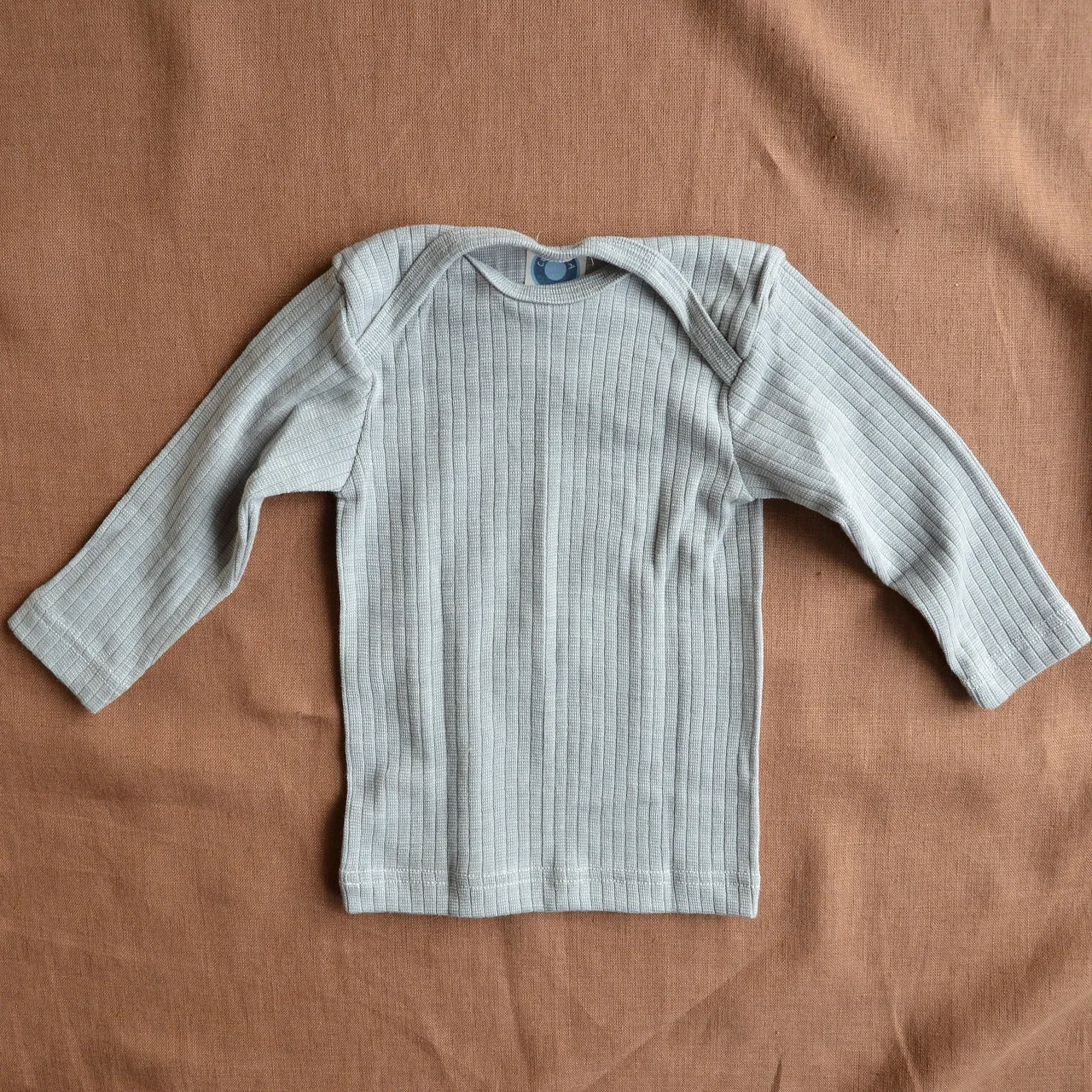 Baby Top Long Sleeve - Organic Cotton/Merino/Silk (0-3y)