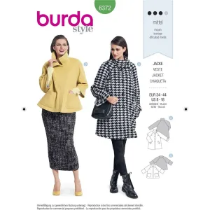 Burda Style Pattern B6372 Women's Jacket