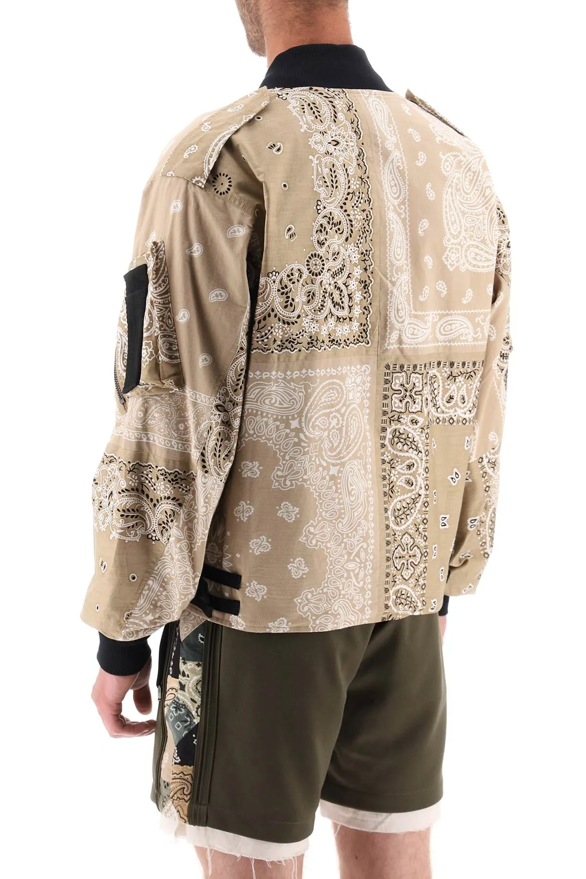 Children of the discordance bomber jacket with bandana motif