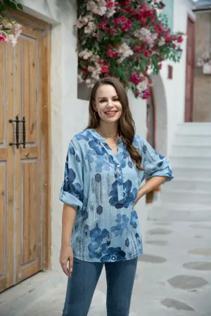 Claudia's Short Sleeve Celeste shirt