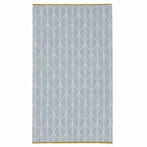 Coimbra Beach Towel [Light grey green/White]