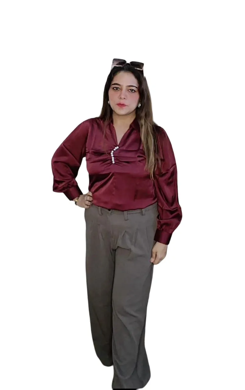 Fashion bliss Satin luxury shirt