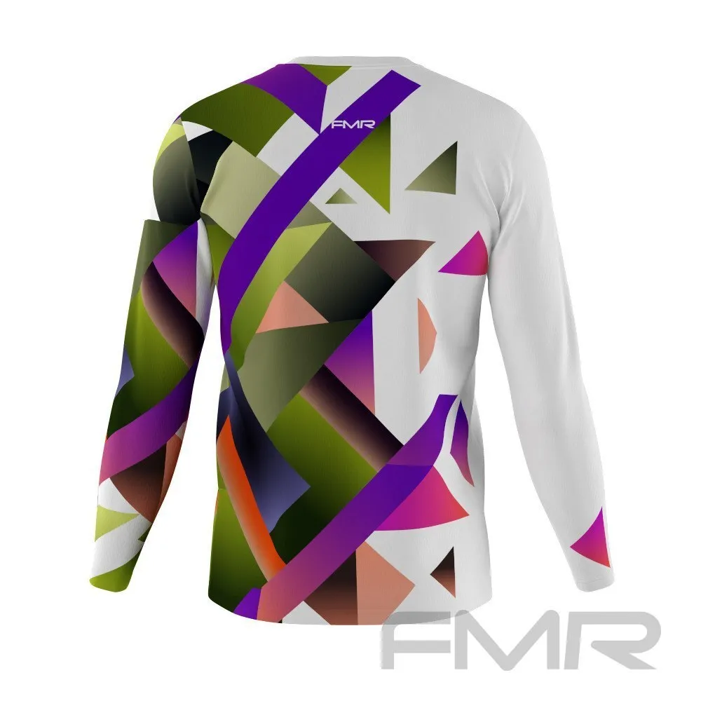 FMR Men's Geometry Technical Long Sleeve Running Shirt