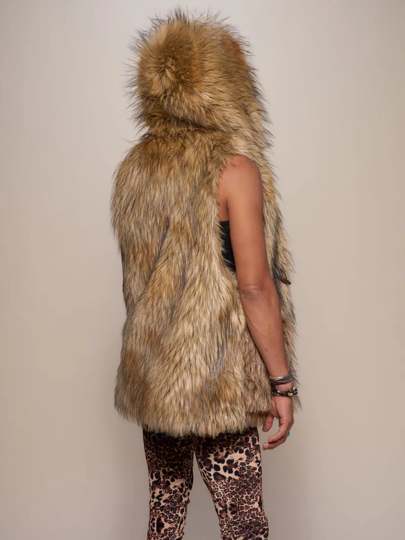 Golden Jackal Faux Fur Vest | Men's