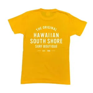 HawaiianSouthShore 1996 Made in Hawaii S-2XL Gold White