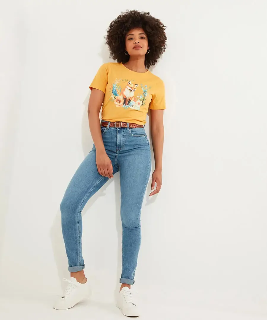 Joe Browns 14 Ochre Foxy T-Shirt