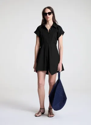 Julie Cotton Mini Shirtdress