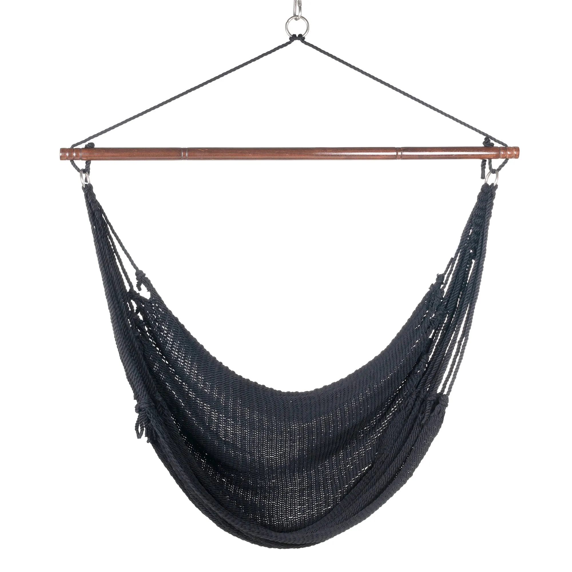 Jumbo Caribbean Hammock Chair - Black