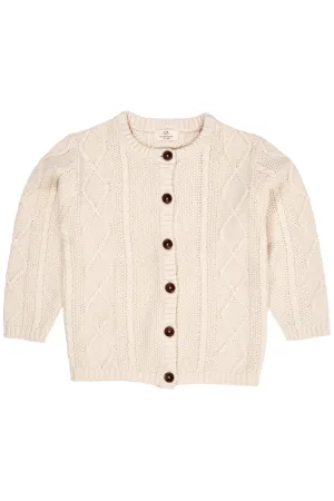 KNITTED CARDIGAN - CREAM