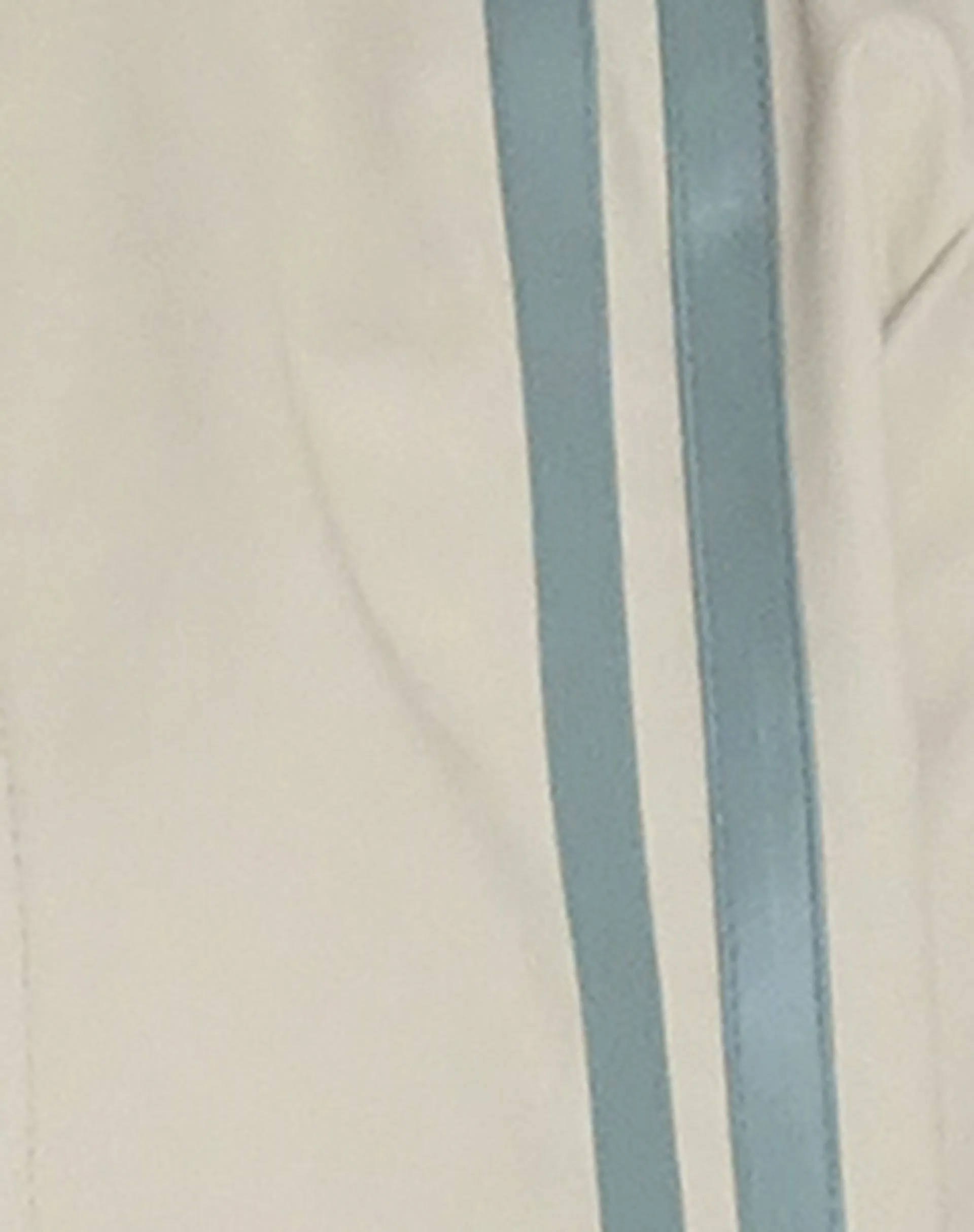 Lewis Jacket in Cream PU with Blue Stripe