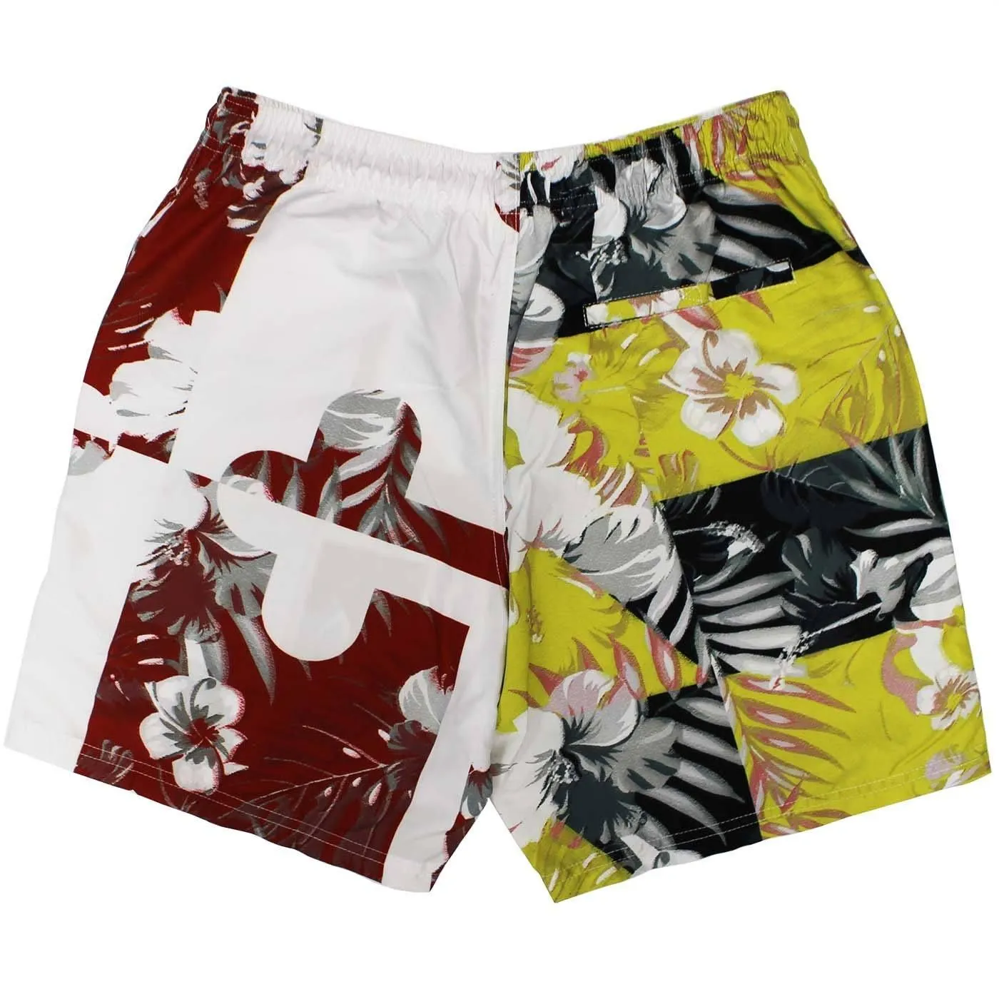 Maryland Flag Floral / Drawstring Walking Shorts