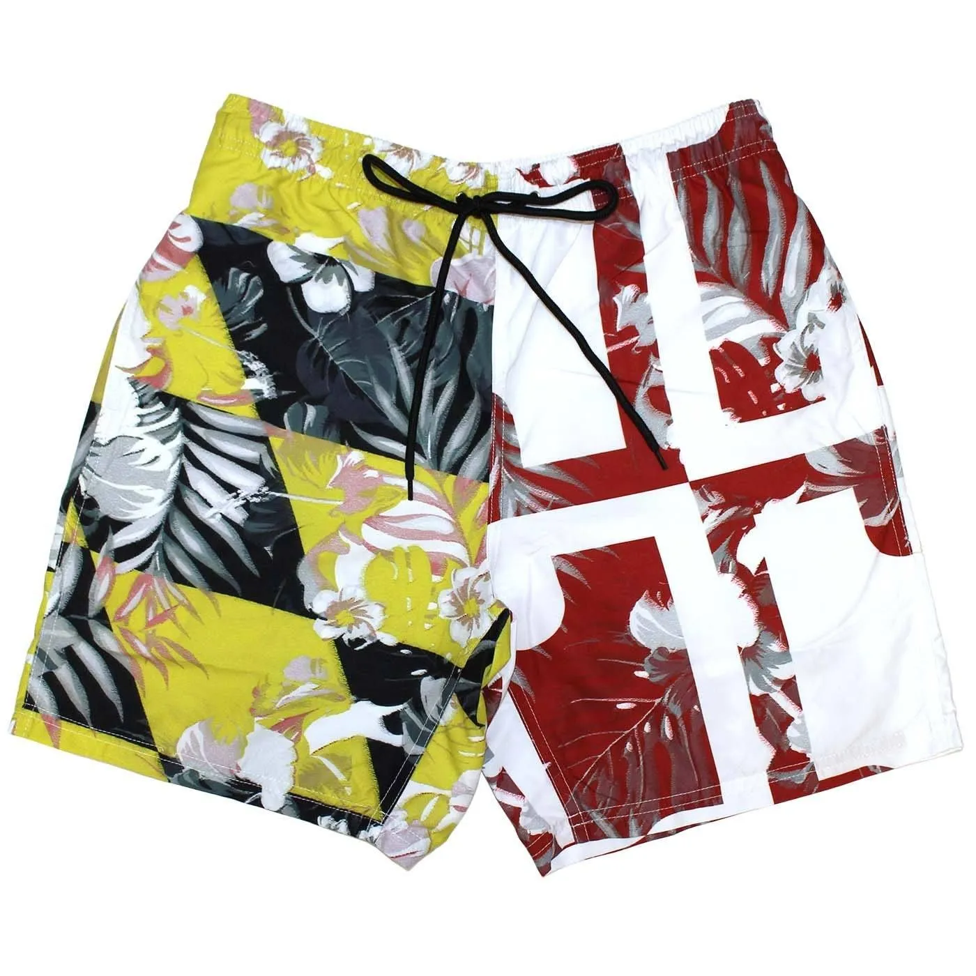 Maryland Flag Floral / Drawstring Walking Shorts