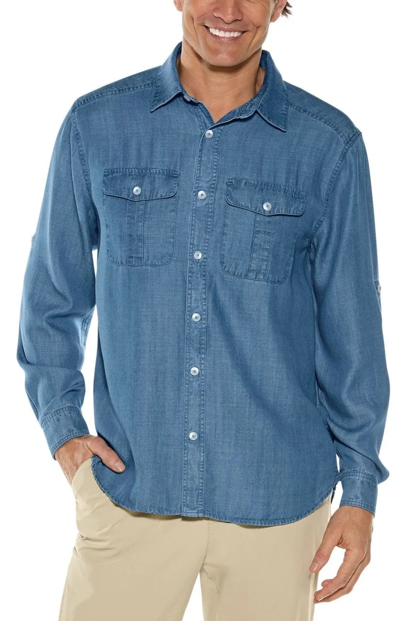 Men's Carson Chambray Shirt  |  Light Indigo Chambray