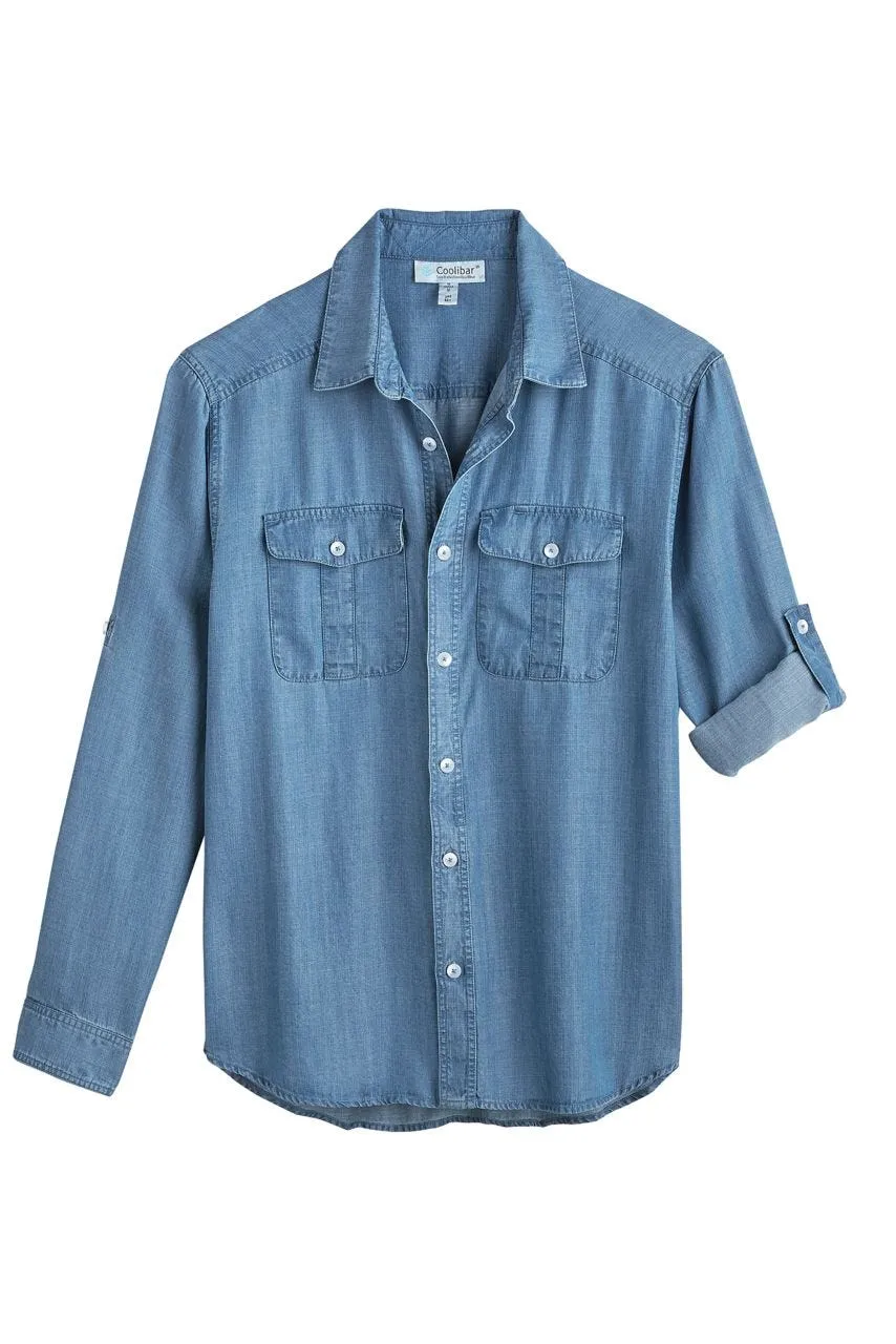 Men's Carson Chambray Shirt  |  Light Indigo Chambray