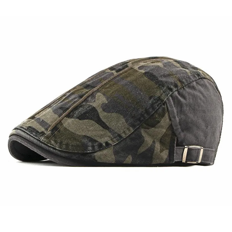 Men's Classic Stylish Camouflage Beret Hat 84629589K