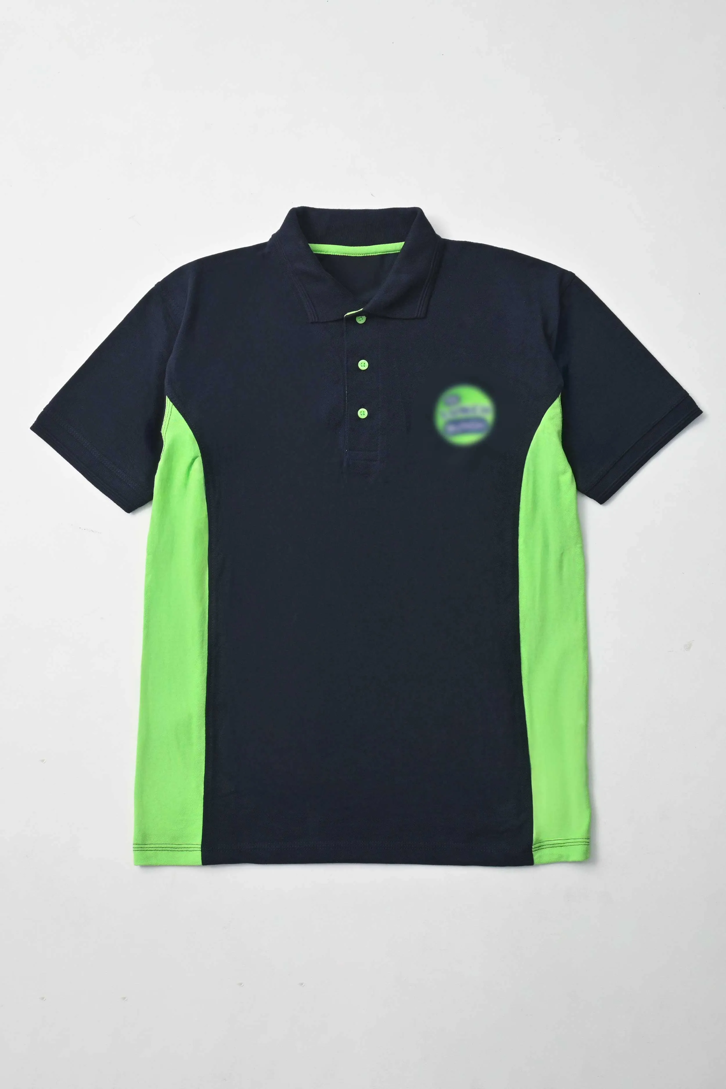 Men's Contrast Panel Minor Fault Polo Shirt