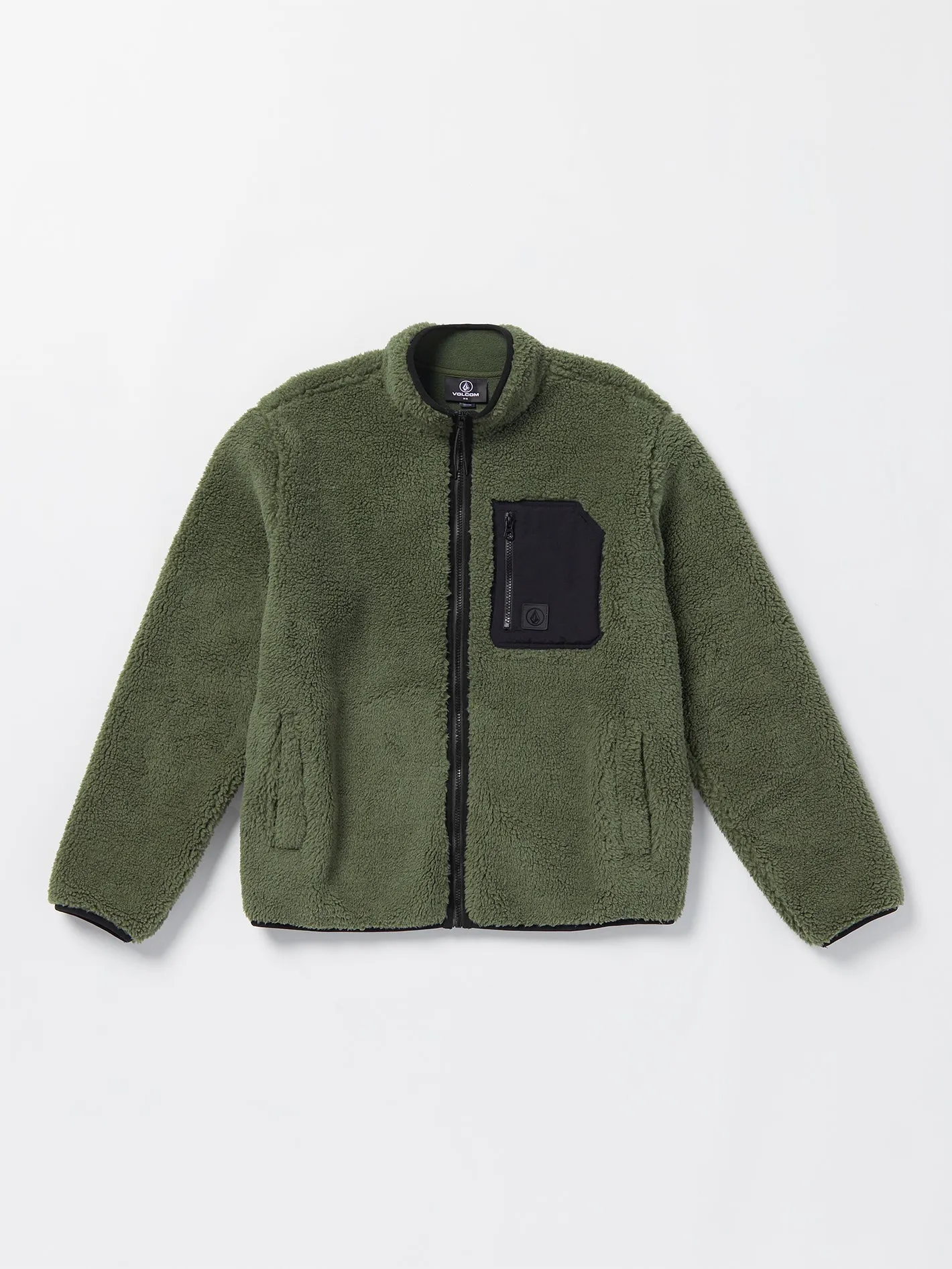 Muzzer Fuzzar Zip Jacket - Squadron Green