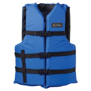 Onyx Adult General Purpose Life Vest Blue/Black