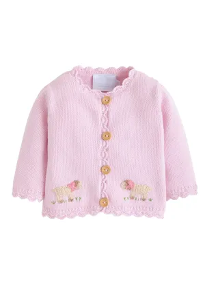 Pink Sheep Crochet Sweater