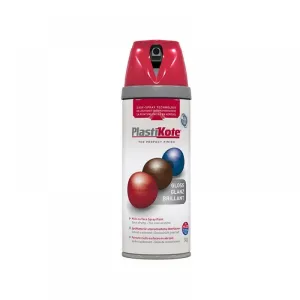 Plastikote Plasti-kote Premium Gloss Bright Red 400ml