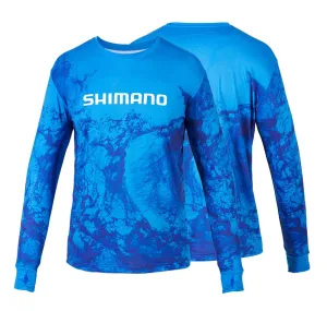 Shimano Long Sleeve Tech Tee Water Camo