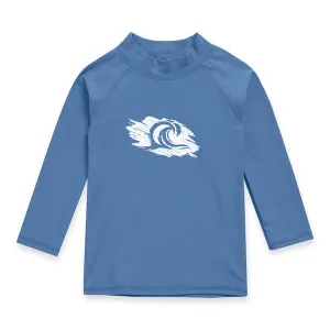 Surfer Stone Blue Rash Guard Top