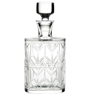 Vista Alegre Crystal Avenue Whisky Decanter