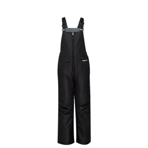 Women's Insulated Black Bib Overalls